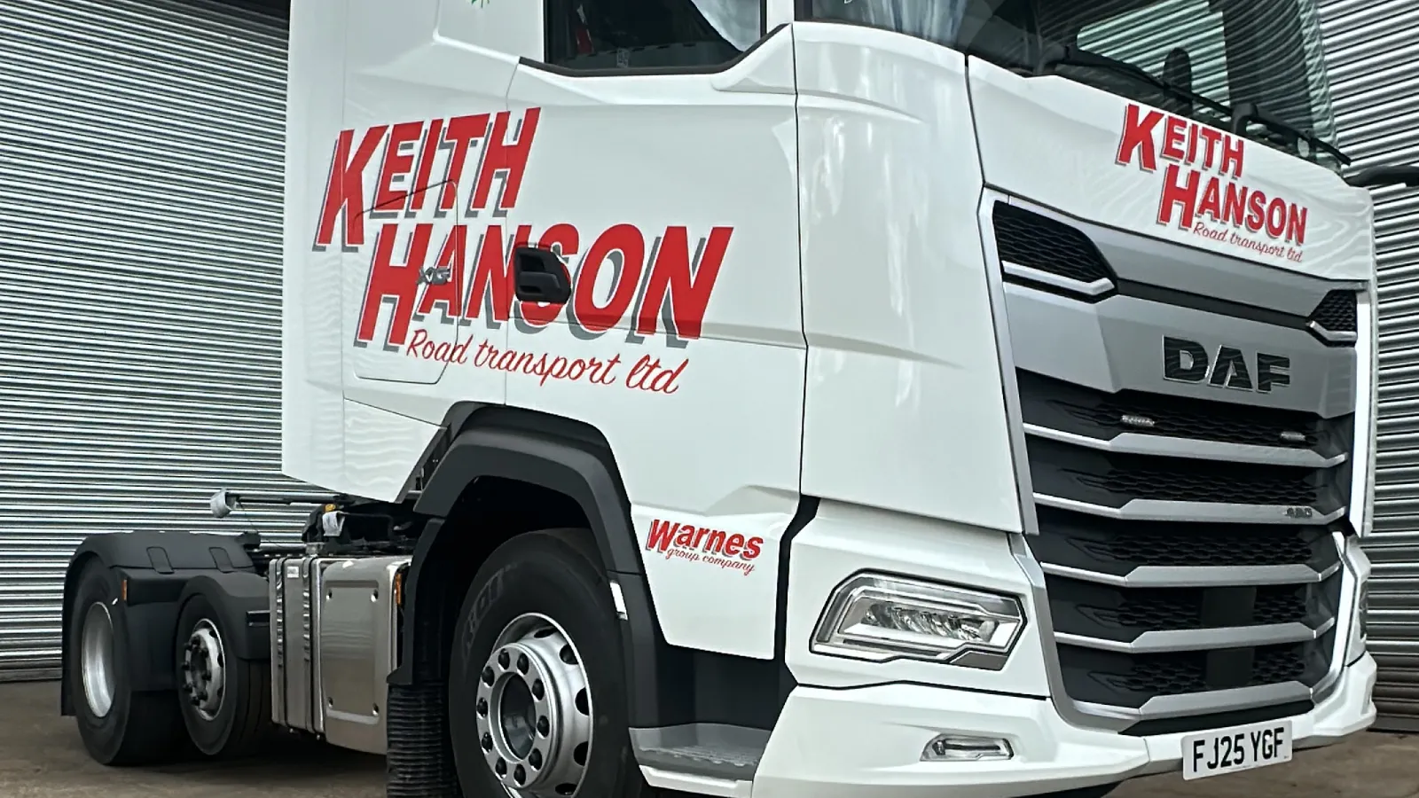 Keith Hanson Road Transport depot and team